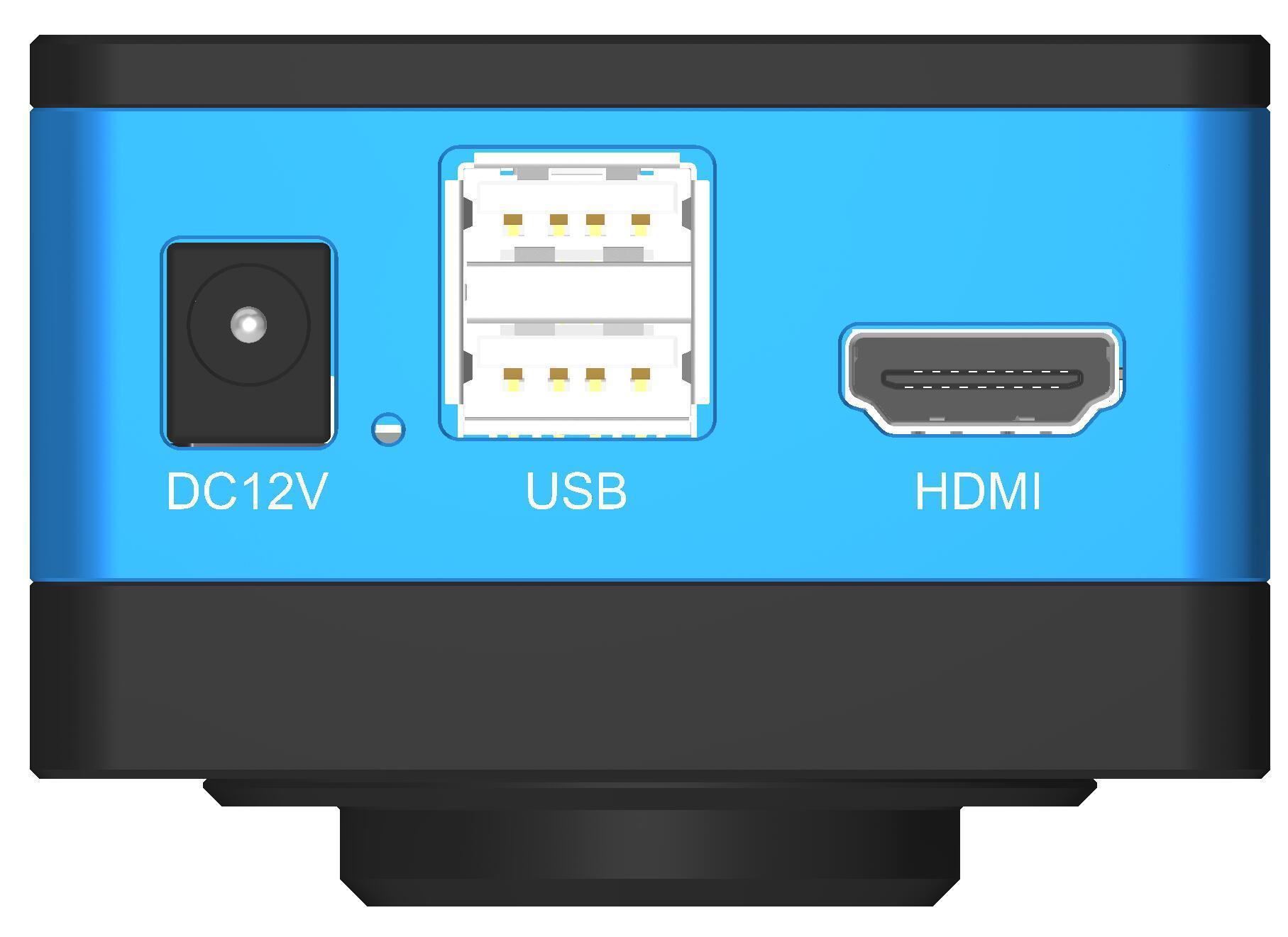 OCAM系列HDMI相机接口面板示意图