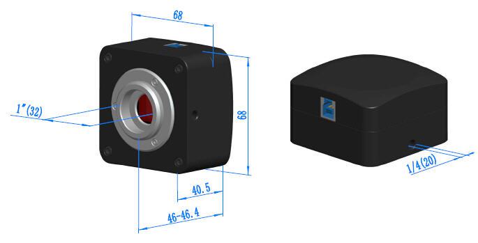 E3ISPM相机外形尺寸