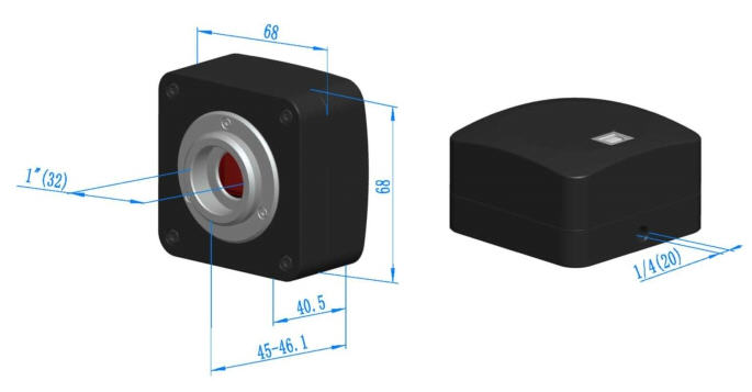 UHCCD相机外形尺寸